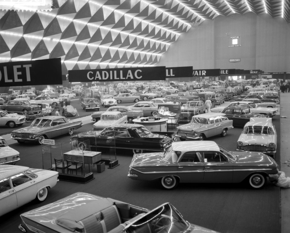 41e automobieltentoonstelling in Brussel, overzicht van de tentoonstelling, Bestanddeelnr 911-9850