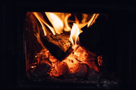 Hot fire flame