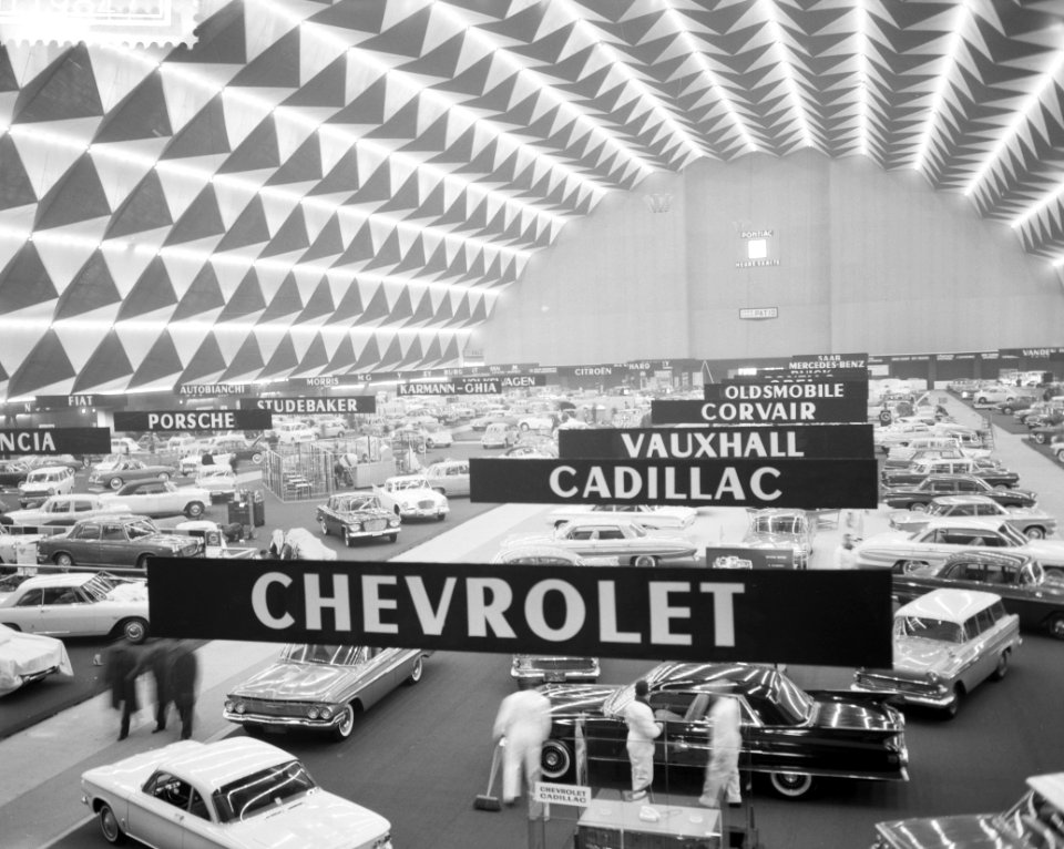 41e automobieltentoonstelling in Brussel, overzicht van de stands, Bestanddeelnr 911-9847