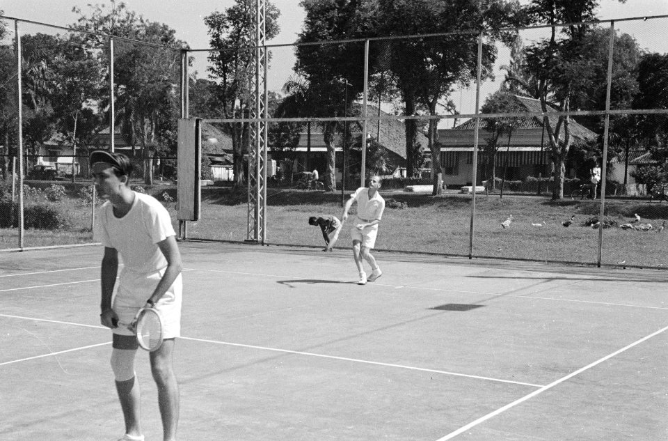 4-daags M.L. Paas Sport Tournooi in Batavia. tennis, Bestanddeelnr 1607-1-3