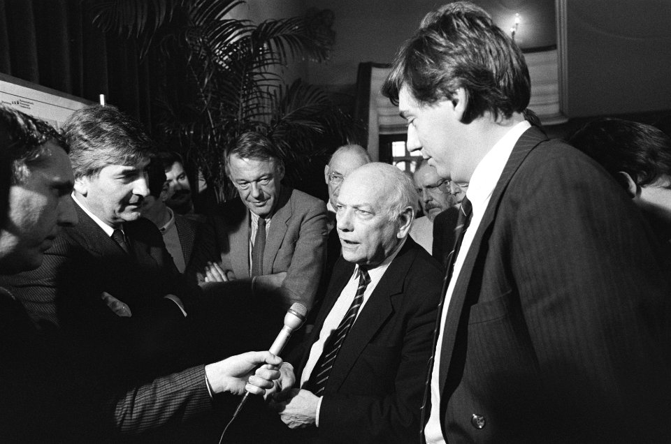 40 Jarig jubileum Humanistisch Verbond met o.a. Ruud Lubbers, Hans van Mierlo, J, Bestanddeelnr 933-5848