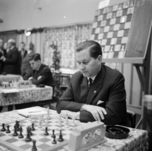 26e Hoogovenschaaktoernooi te Beverwijk, P Keres (USSR, Bestanddeelnr 915-9232