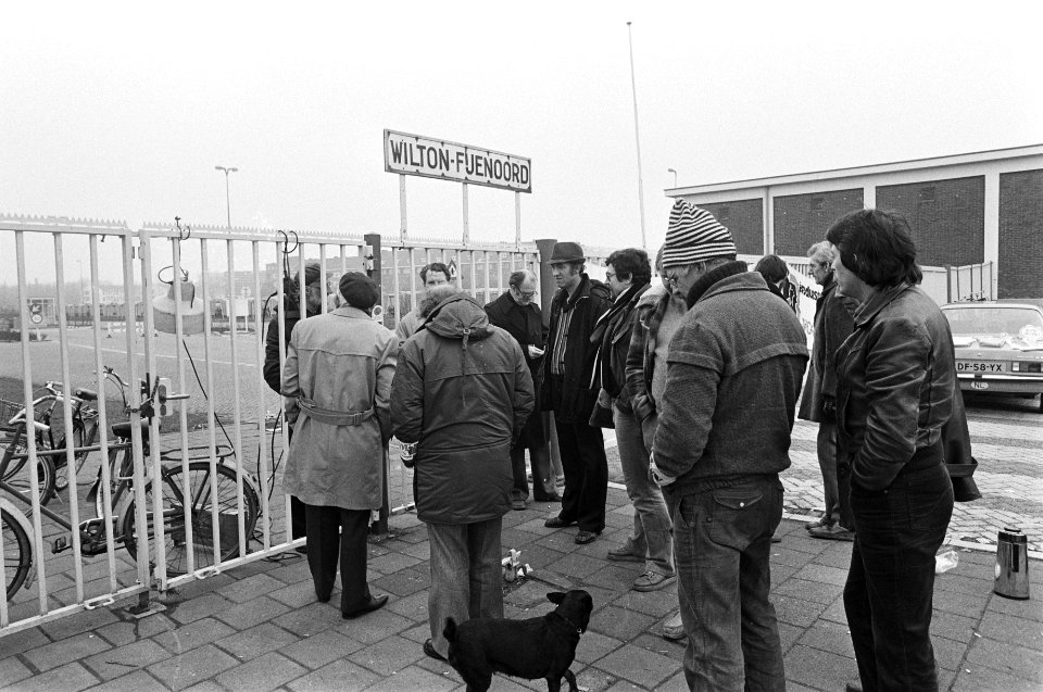3 x 24 Uursstaking bij Wilton Fijenoord in Rotterdam uit protest tegen loonwet, Bestanddeelnr 930-7152