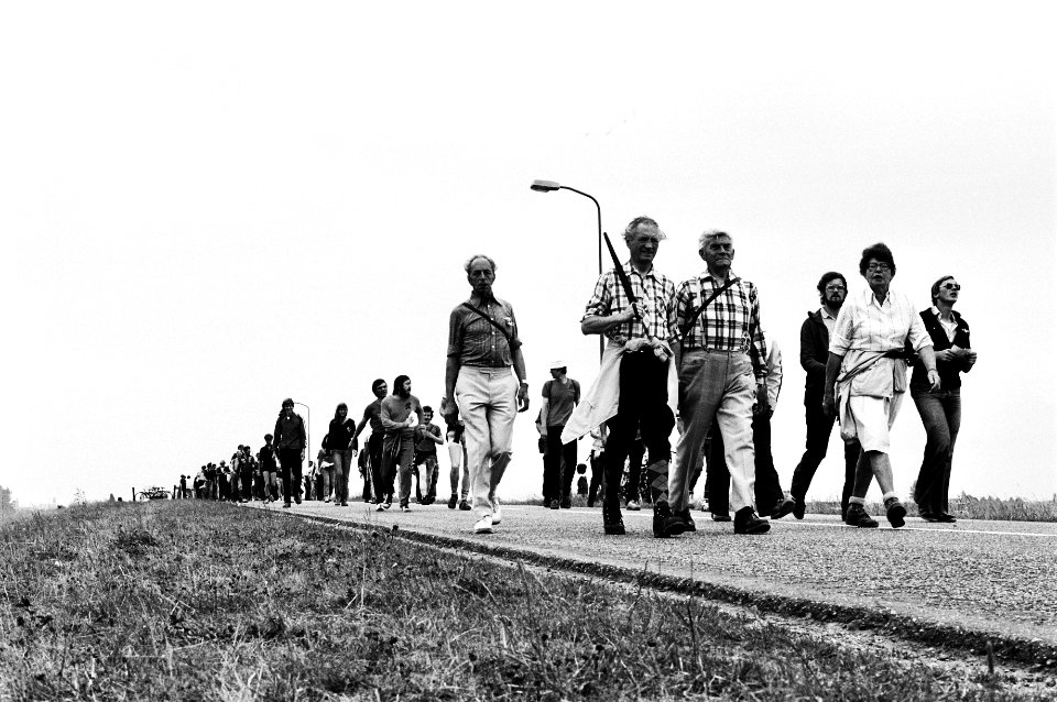 2e Dag wandelaars onderweg bij Wychen, Bestanddeelnr 930-3588