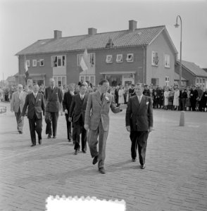 2e dag bezoek Prins Bernhard Gelderland naar raadhuis, Bestanddeelnr 905-7515 photo