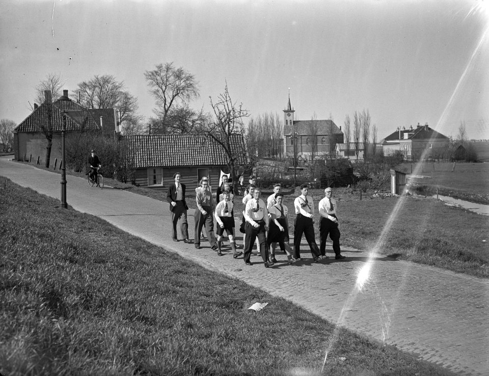 3-dorpen-wandeltocht Amsterdamse politie, Bestanddeelnr 934-6797