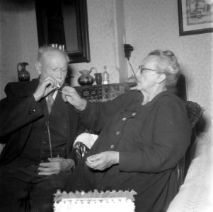 65 jaar getrouwd fa. Stahl - Maraus Amsterdam, Bestanddeelnr 905-2826