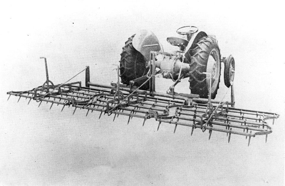 5x5 Tractor met eg, Bestanddeelnr 256-4864