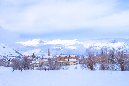 Champsaur snow winter