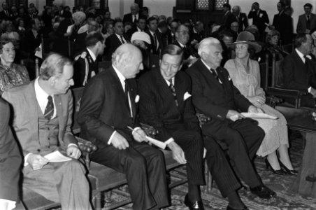 75-jarig jubileum van Nederlands-Duitse kamer van koophandel in Ridderzaal in De, Bestanddeelnr 931-1541