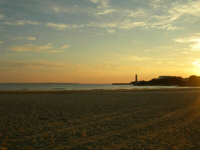 Beach sunset evening dusk