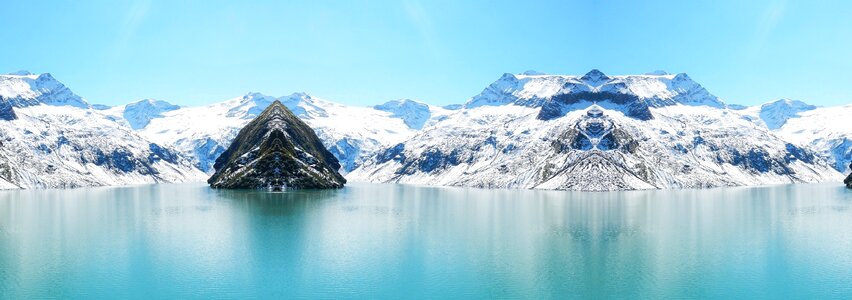 Winter cold alpine