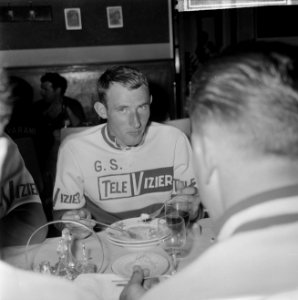 51ste Tour de France 1964, maaltijden Nederlandse ploeg Rik Wouters, Bestanddeelnr 916-5757
