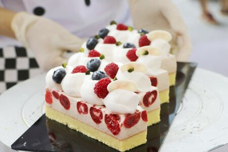 Cake baking delicious