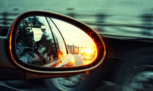 The vehicle lit the sun