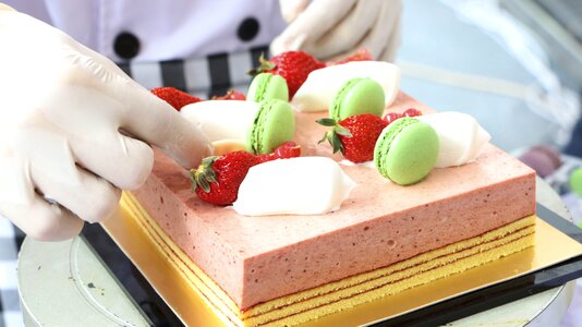 Cake baking delicious
