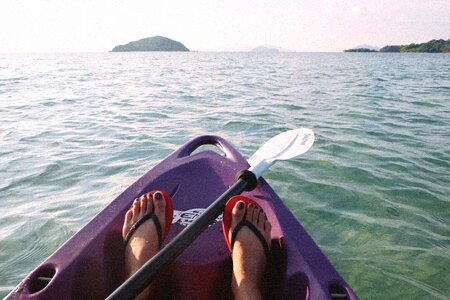 Water paddle feet