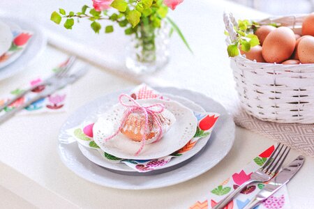 Table setup cutlery photo