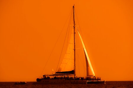 Sea horizon tourism photo