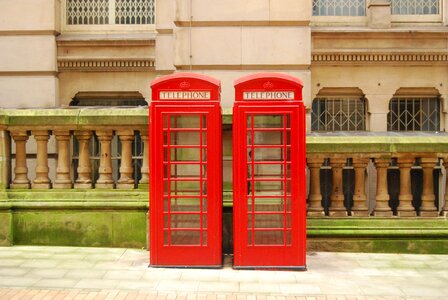 City brown phone brown telephone