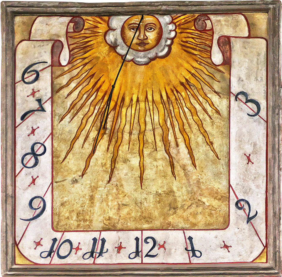 Old time indicating time of