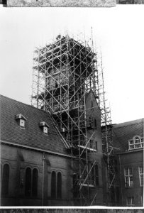 6.5x9 Steiger om toren pensionaat St. Louis te Amersfoort, Bestanddeelnr 256-0746