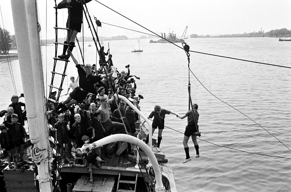50 jaar zeeverkenners de Dunnewold Vikings uit Amsterdam 1964