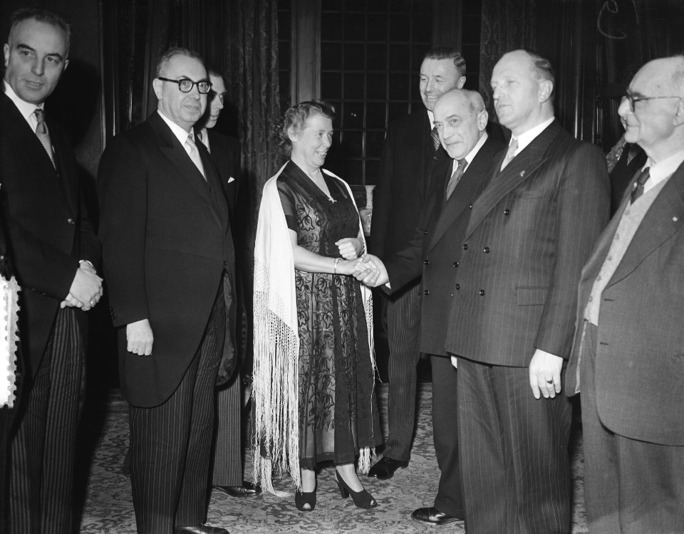 50 Jaar Gem. Insp. Onderwijs Amsterdam. Receptie, Bestanddeelnr 905-4791
