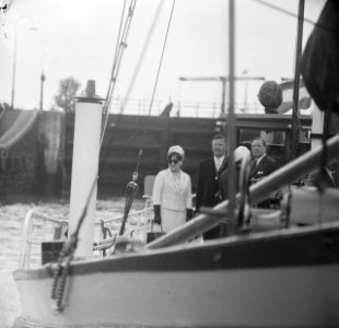50 jaar Prins Hendrikschool , Prinses Margriet in de klas, Bestanddeelnr 917-8794