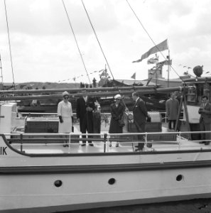 50 jaar Prins Hendrikschool , Prinses Margriet in de klas, Bestanddeelnr 917-8790