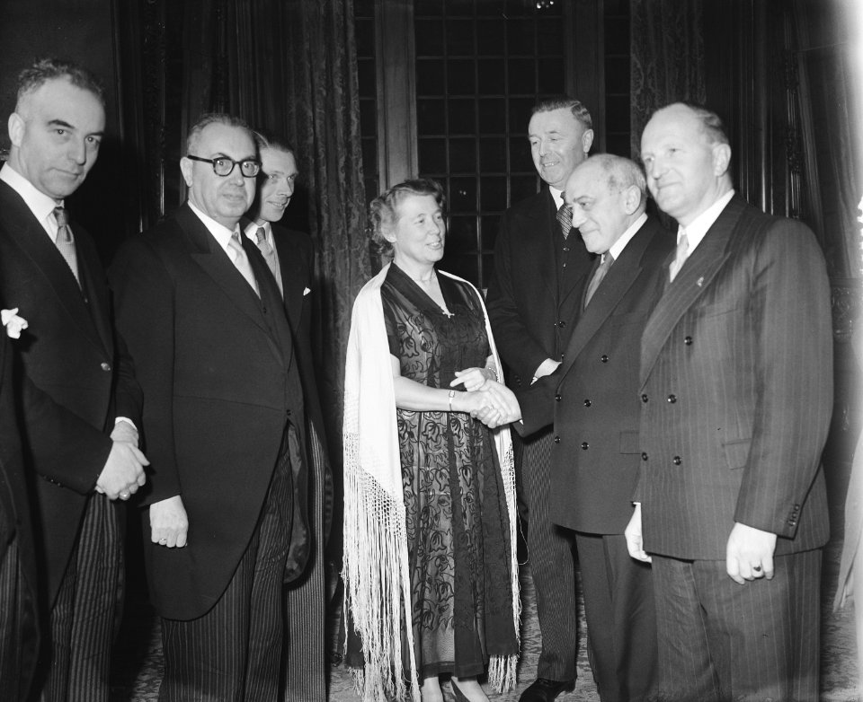 50 Jaar Gem. Insp. Onderwijs Amsterdam. Receptie, Bestanddeelnr 905-4790