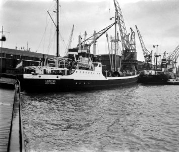 22000ste schip in 1958 in Rotterdam, Bestanddeelnr 910-0582