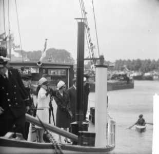 50 jaar Prins Hendrikschool , Prinses Margriet in de klas, Bestanddeelnr 917-8792
