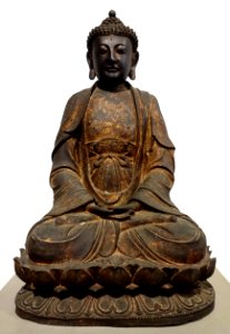 Buddha in Dhyana Mudra, China, Ming dynasty - Museo d'Arte Orientale Edoardo Chiossone - DSC02393