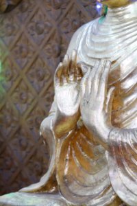 Buddha statue in Chaukhtatgyi Buddha temple Yangon Myanmar (22) photo