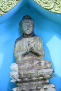 Buddha statue in Chaukhtatgyi Buddha temple Yangon Myanmar (40)