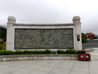 Buddha relief wall, Miyin Temple, picture6