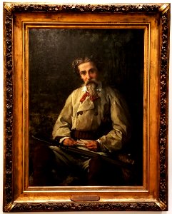 Bulhão Pato portrait (1880-1882) by Miguel Ângelo Lupi