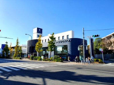 Buildings in Meguro- Peugeot