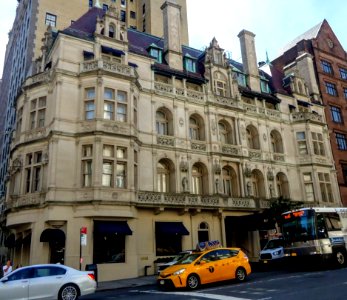 Building along Madison Avenue with cars