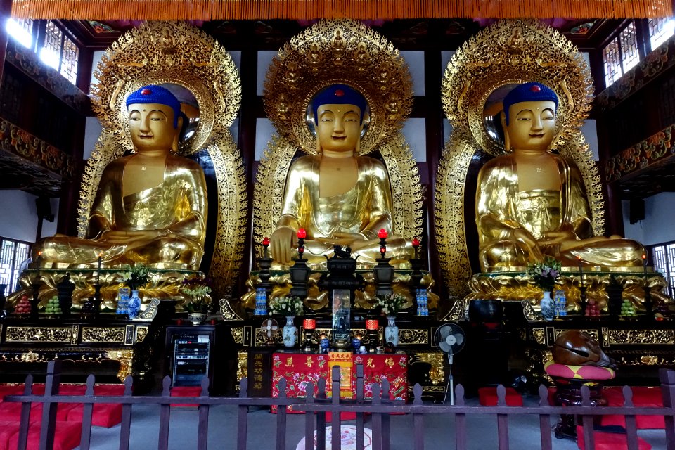Buddha, Temple of the Six Banyan Trees in 2017