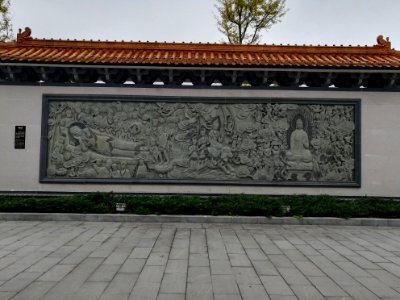 Buddha relief wall, Miyin Temple, picture10