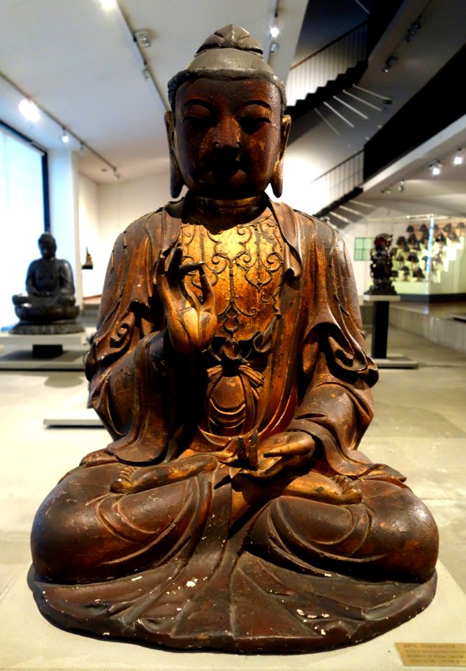 Buddha in Lalita pose, Japan, Kamakura period - Museo d'Arte Orientale Edoardo Chiossone - DSC02400