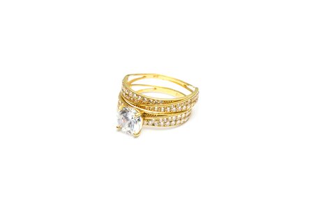 Jewelry diamond gold diamond ring photo