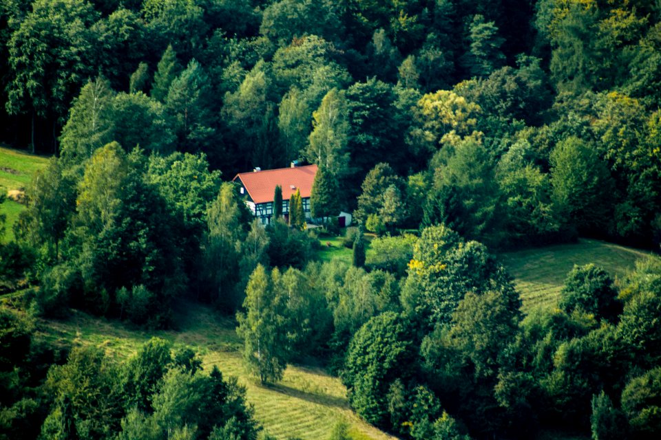 Buildings in Prostřední Žleb - view from Růžová vyhlídka 17
