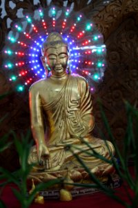 Buddha statue in Chaukhtatgyi Buddha temple Yangon Myanmar (11) photo