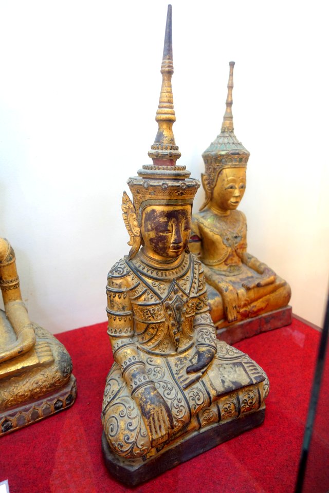 Buddha, Khmer people, wood - Museum of Vietnamese History - Ho Chi Minh City - DSC05781