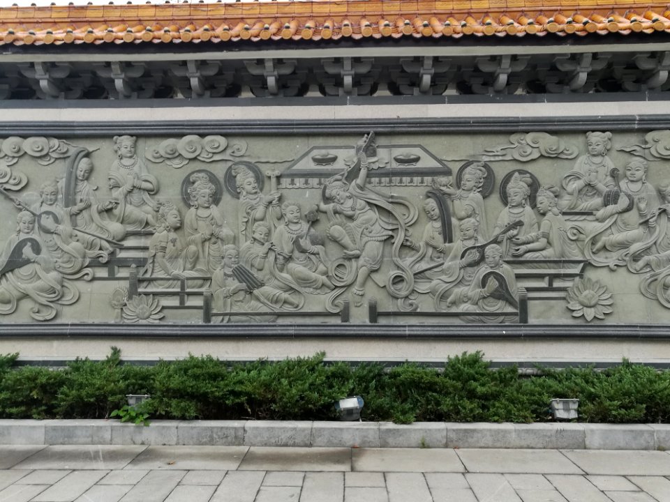 Buddha relief wall, Miyin Temple, picture3