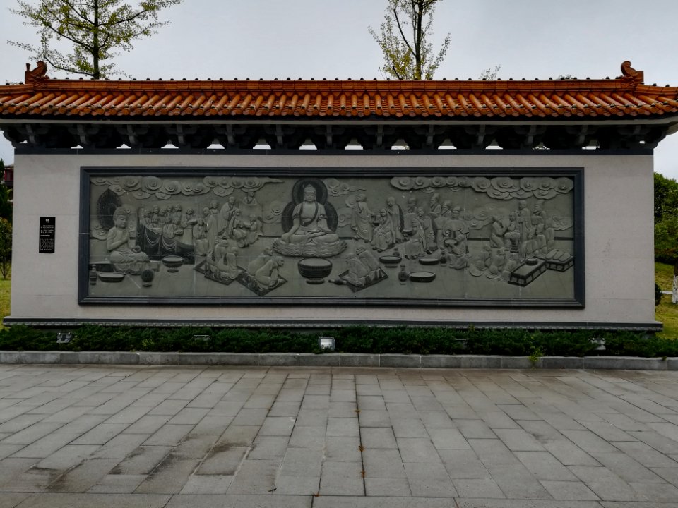 Buddha relief wall, Miyin Temple, picture12