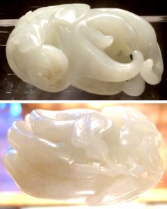 Buddha's hand from China, Qing dynasty, Qianlong period, nephrite, HAA photo